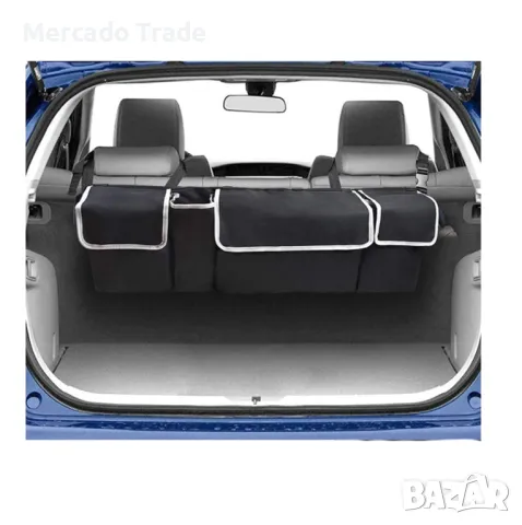 Органайзер за багажник за кола Mercado Trade, Черен