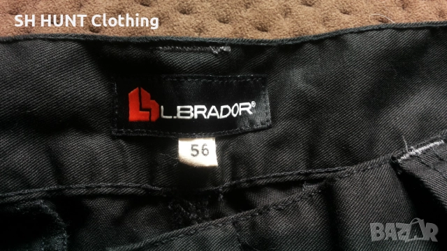 L.Brador 1845PB Work Stretch Trouser размер 56 / XXL работен панталон еластична материя W4-259, снимка 14 - Панталони - 52066787