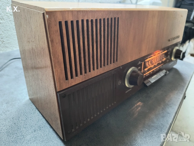 Лампово радио Grundig 2147, снимка 9 - Радиокасетофони, транзистори - 53109922