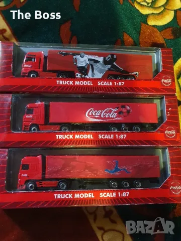 Coca Cola метални камиони колекция, снимка 1 - Колекции - 47320084