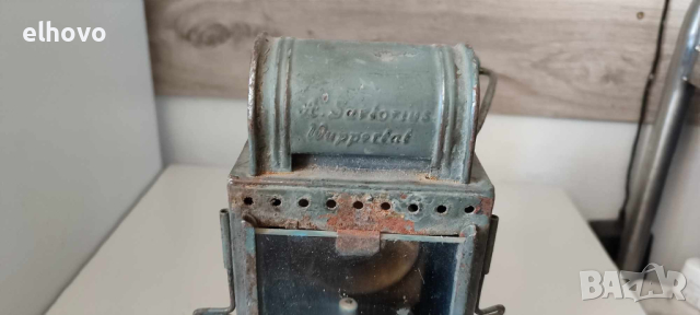 Античен немски Железопътен фенер Osnabruck, снимка 10 - Антикварни и старинни предмети - 45048269