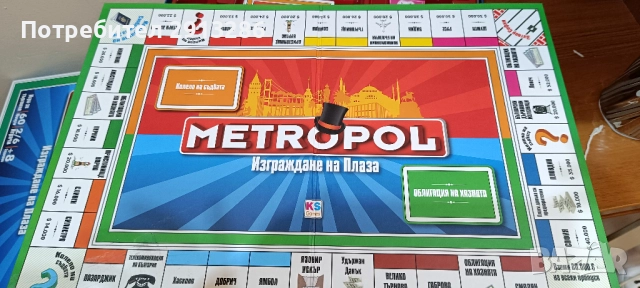 Монополи- игра Метропол, снимка 3 - Образователни игри - 52754679