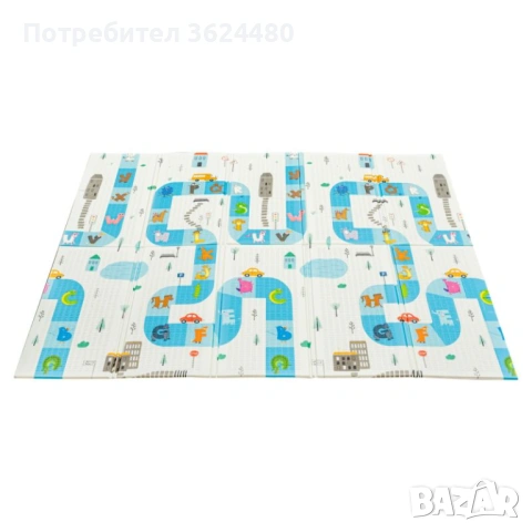 Бебешко меко килимче за игра 180х200х1 см 4614, снимка 2 - Други - 53375038