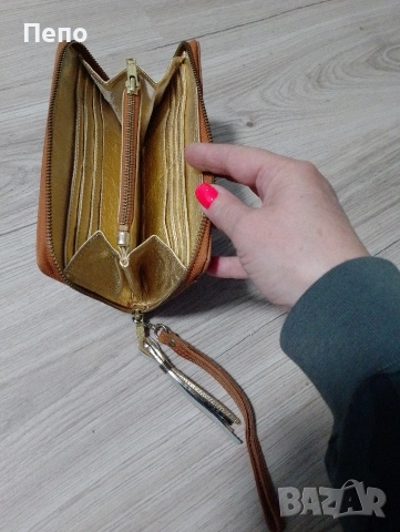 Естествена кожа портмоне , снимка 3 - Портфейли, портмонета - 54173905