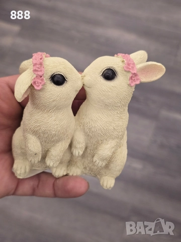 фигурки зайчета , снимка 3 - Декорация за дома - 52891238
