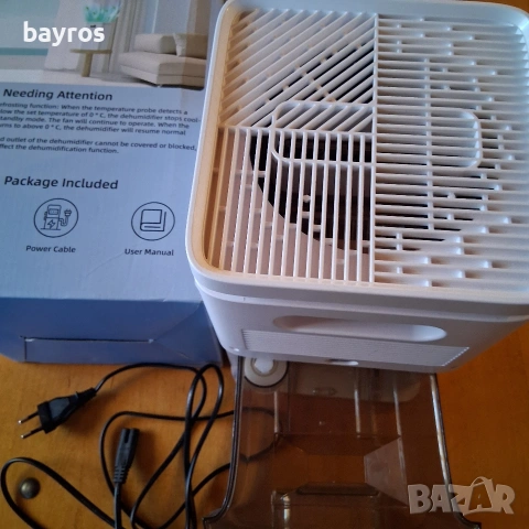 Преносим електрически влагоабсорбатор, влагоуловител, влагоизсушител - 2200 мл ., снимка 8 - Влагоабсорбатори и влагоуловители - 53029702