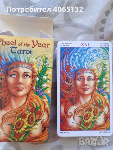 Карти Таро Wheel of The Year Tarot , снимка 3 - Езотерика - 45265458
