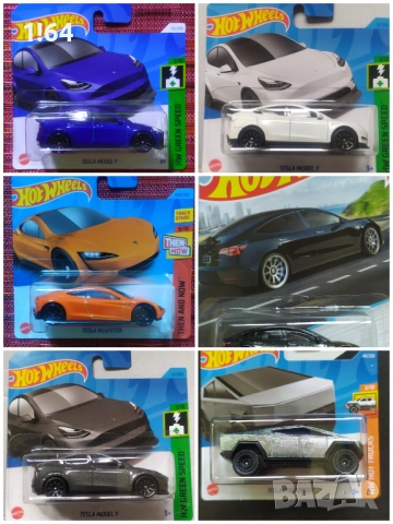 Hot Wheels / Matchbox Tesla, снимка 2 - Колекции - 49578576
