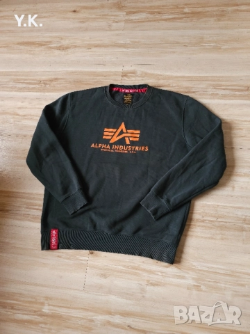 Оригинална мъжка блуза Alpha Industries, снимка 2 - Блузи - 52094904