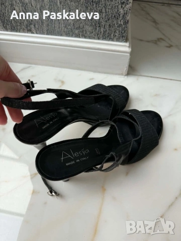 Обувки на ток на Alesya, от Италия размер 39, снимка 2 - Дамски обувки на ток - 53612493