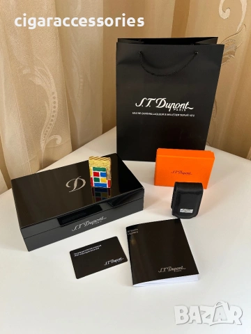 S.T. Dupont Ligne 2 Casablanca – запалка с 2 пламъка, пълен комплект, снимка 8 - Запалки - 53987991