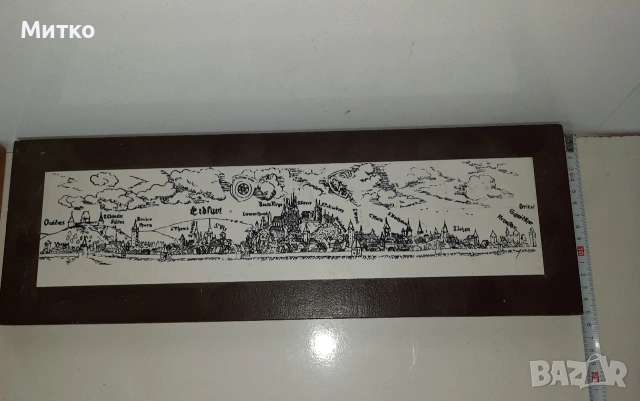 Дървено инкрустирано пано на руска църква Преображение Господне в Кижи, снимка 7 - Антикварни и старинни предмети - 53036893