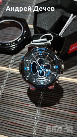 кварцов часовник Lasika, снимка 5 - Мъжки - 53949912