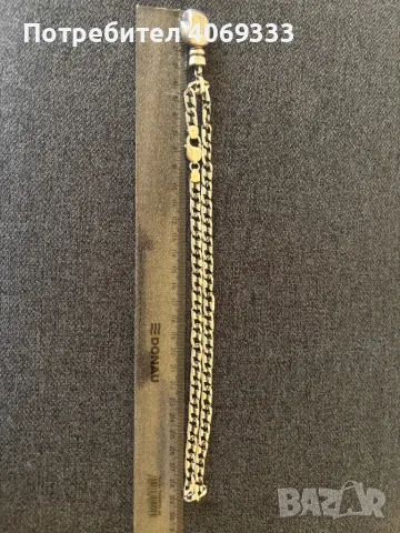 Сребърен плътен синджир с боксова ръкавица 67.62гр 925 , снимка 11 - Колиета, медальони, синджири - 49909837