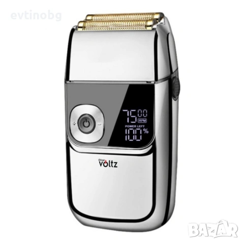 Акумулаторна самобръсначка и тример 2в1 Oliver Voltz , 5W, LCD дисплей, батерия 1400mAh, USB зарежда, снимка 3 - Електрически самобръсначки - 53942634