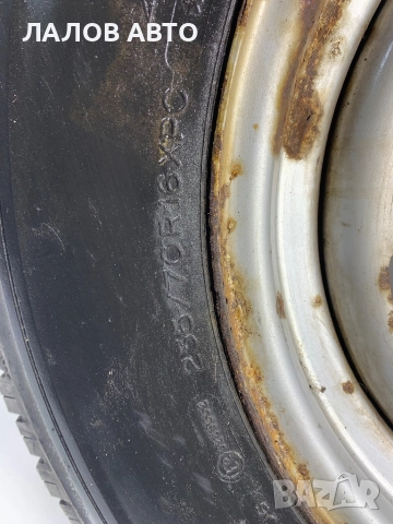 Резервна гума Нисан Терано Rezervna guma Nissan Terrano 235/70/16 235/70R16 6x139.7 7J et33 ц.о 113м, снимка 4 - Гуми и джанти - 52440834