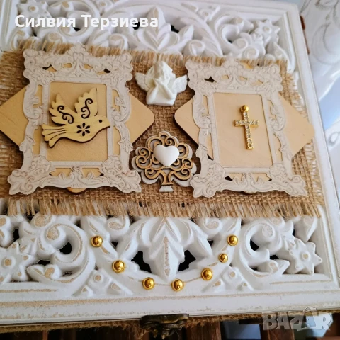 Комплект за кръщене , снимка 3 - Подаръци за кръщене - 50562351