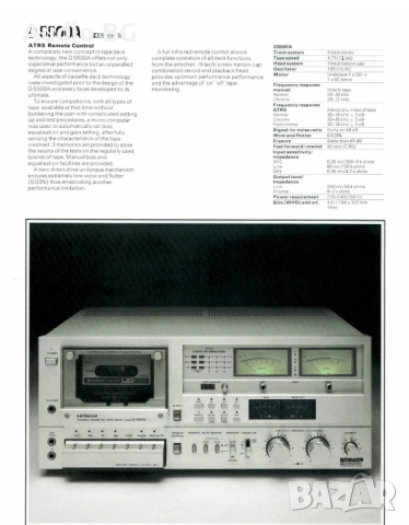 Hitachi D-5500 Top, снимка 11 - Декове - 53940359
