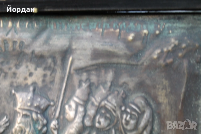 Старо пано  ''Пленяване на император Никифор I Генетик от хан Крум '', снимка 8 - Колекции - 53711005