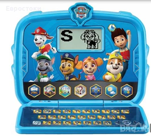 Vtech Интерактивна играчка. Детски образователен лаптоп Paw Patrol Spanish, снимка 3 - Образователни игри - 45360788