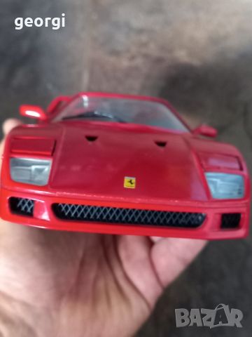 Колекционерска количка Ferrari F-40 1:18 Tonka , снимка 8 - Колекции - 46673812