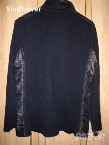 Paul & Shark Yachting тъмносин вълнен жилетка/яке с цип, размер M  , снимка 5 - Жилетки - 53852803
