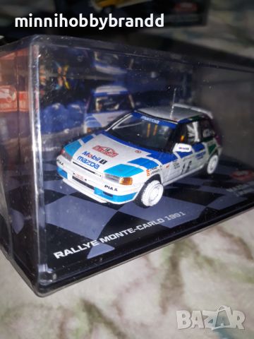 Renault 5 Turbo Mazda 323 GTX Ford Escort RS Cosworth  1.43 Rally Monte Carlo  Eaglemoss , снимка 10 - Колекции - 46682238