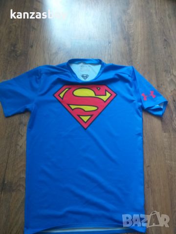 Under Armour Superman Compression Shirt - страхотна мъжка тениска ХЛ, снимка 4 - Тениски - 46717528