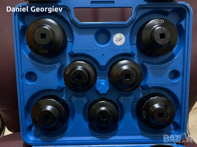 Нов Унивесален Комплект ключове за смяна на маслени филтри 15 части, снимка 2 - Други инструменти - 53675741