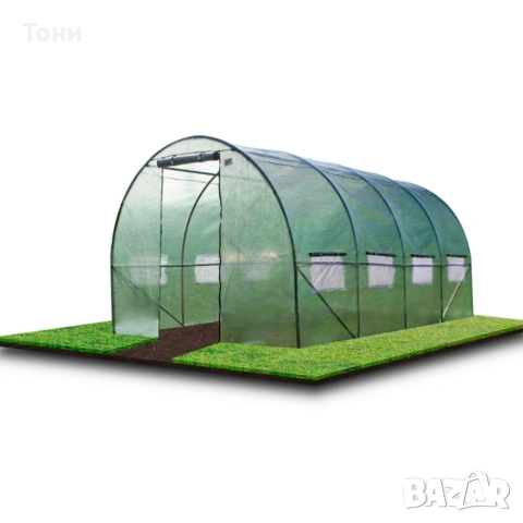 Градиснка оранжерия със стабилна конструкция - перфектен микроклимат за вашите растения - 6 х 3 х 2м, снимка 3 - Оранжерии - 54145314