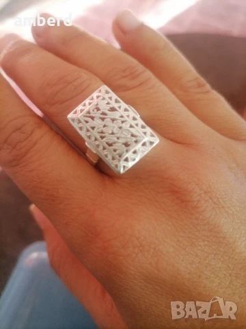 Сребърен винтидж пръстен - модел KR247