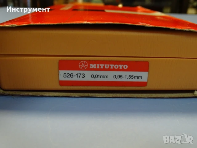 Вътромер 2-точков Mitutoyo 526-173 2-point Inside Measuring Instrument 0.95-1.55mm, снимка 13 - Други инструменти - 50827686