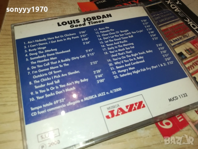 LOUIS JORDAN JAZZ CD 2108251612, снимка 7 - CD дискове - 51443470