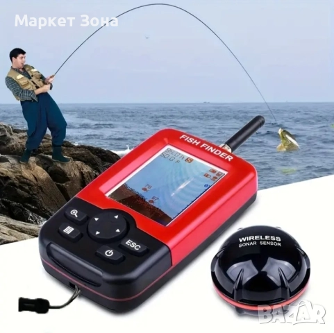 Sonar Fish Finder XJ-02 – Лесен начин да откриете риба, снимка 9 - Екипировка - 51704752