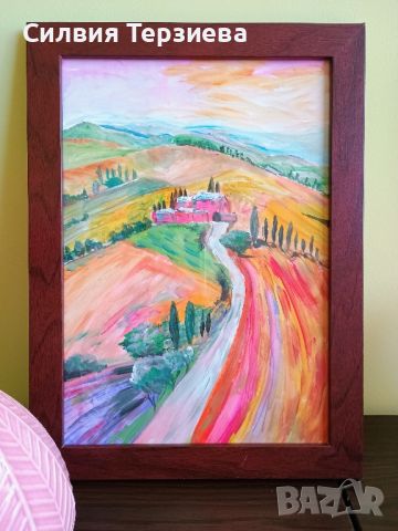Картина "Цветовете на Тоскана"
