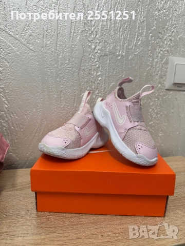 Nike, Спортни обувки Flex Runner 3 Бял/Пастелнорозов номер 21, снимка 6 - Детски маратонки - 51778162