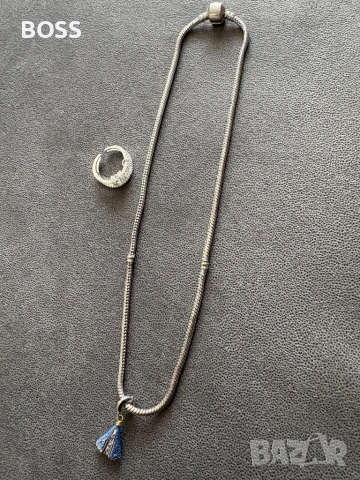 Pandora сребърни бижута, снимка 6 - Бижутерийни комплекти - 53634779