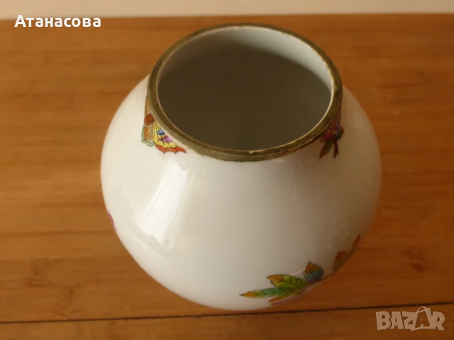 Порцеланова ваза Herend Херенд, снимка 13 - Вази - 50689084