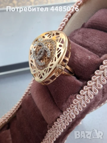 ДАМСКИ ЗЛАТЕН ПРЪСТЕН ШАНЕЛ 14К., снимка 3 - Пръстени - 51025095