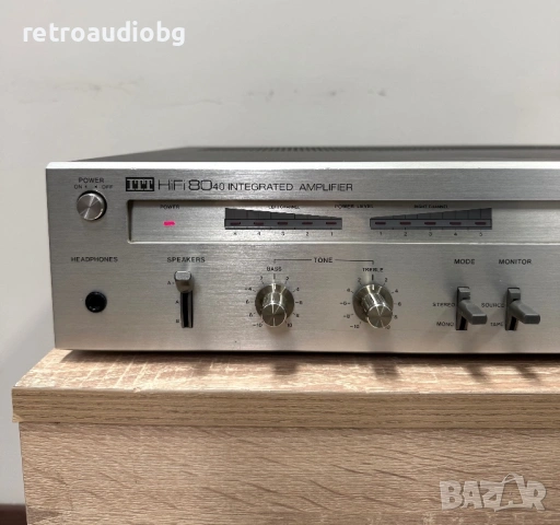 🔈Ретро стерео усилвател ITT 8040 - 2x44W🔈, снимка 2 - Ресийвъри, усилватели, смесителни пултове - 54090779