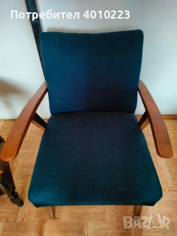 фотьойл, 2 табуретки и масичка, снимка 4 - Дивани и мека мебел - 53742150