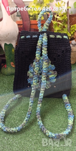 Ръчна изработка ранички и чанти , плетени на една кука , снимка 3 - Чанти - 51585090