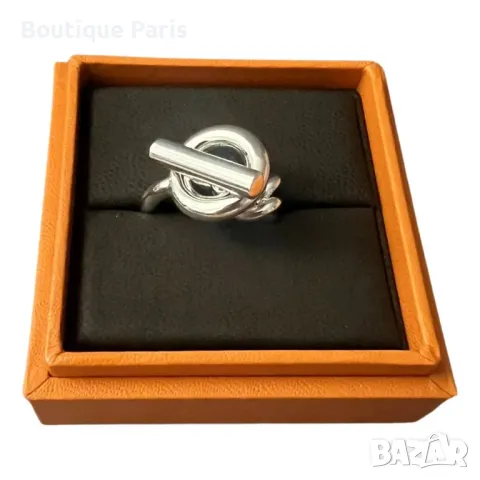 Hermes Croissete оригинален пръстен, снимка 3 - Пръстени - 50061644