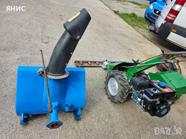 ИТАЛЯНСКА ПАЛЦОВА КОСАЧКА/МОТОБЛОК. ФРЕЗА И СНЕГОРИН..ПЕРФЕКТНА , снимка 8 - Градинска техника - 50289475