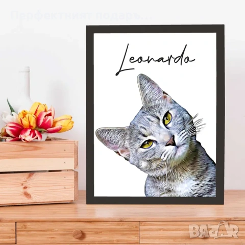 Комикс портрет на домашен любимец, стратхотен вариант за подарък, снимка 7 - Други животни - 53646162