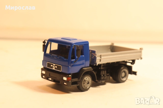 HERPA H0 1/87 MAN КАМИОН КОЛИЧКА МОДЕЛ, снимка 6 - Колекции - 54113850
