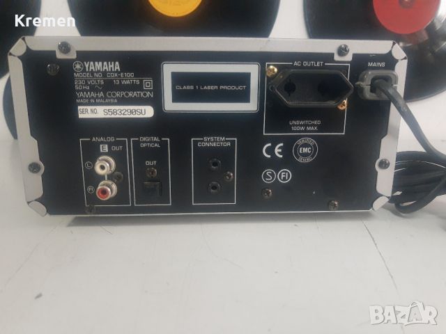 СD YMAXA CDX-E100, снимка 4 - Ресийвъри, усилватели, смесителни пултове - 46798650