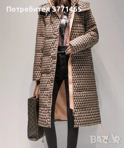 Дамско зимно дълго палто/парка