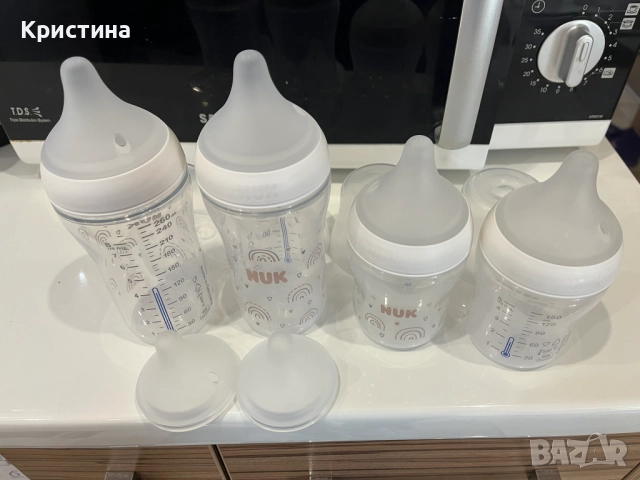 Nuk Perfect Match Temperature Control бебешки шишета, снимка 3 - Прибори, съдове, шишета и биберони - 52490443