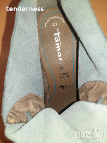 Tamaris, прекрасни боти от естествена кожа, снимка 8 - Дамски боти - 52034253